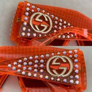 Gucci | Accessories | Gucci 65mm Mask Crystalembellished  display picture 1